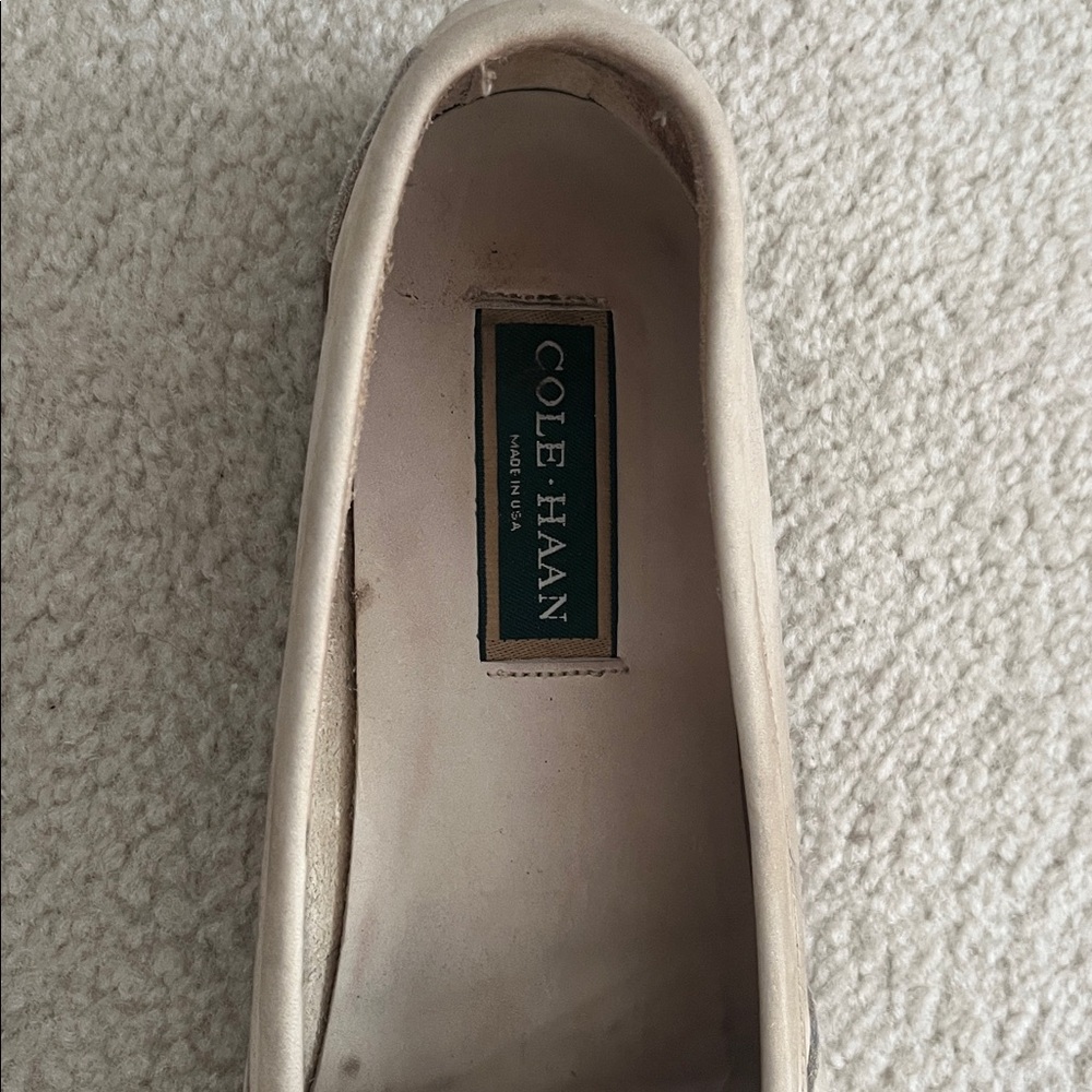 Cole Haan Men's Cream Loafers - Picture 7 of 11